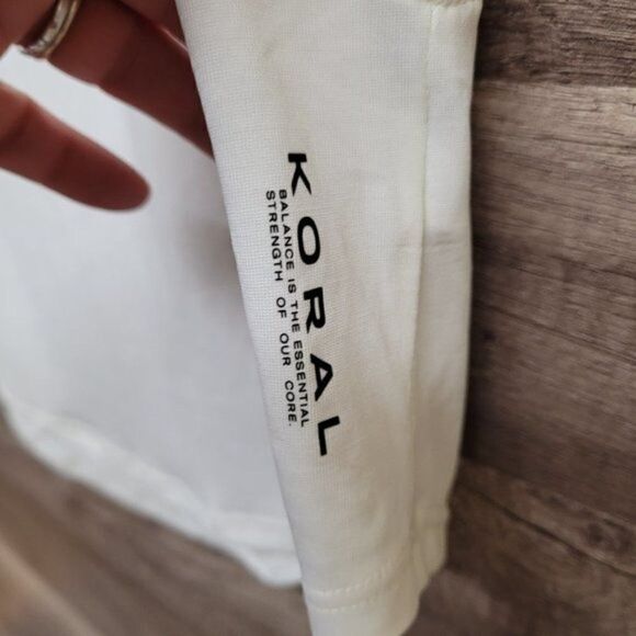‎KORAL Adriana Cupro Logo Tank Top in Ivory White - Picture 7 of 14